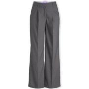 Pantalon Jjxx Noos Ellis Wide Trousers - Dark Grey Melange