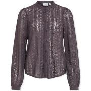 Blouses Vila Noos Chikka Lace Shirt L/S - Plum Perfect