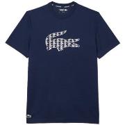 T-shirt Lacoste T-SHIRT TENNIS BLEU MARINE EN PIQUÉ ULTRA DRY