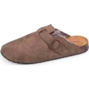 Mules Isotoner Sabots fourrés Femme Taupe