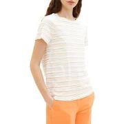 T-shirt Tom Tailor Tee Shirt RAYE Orange