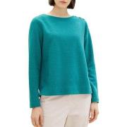 Sweat-shirt Tom Tailor Sweat femme Green