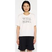 T-shirt 10 Days Well Being Tee Ecru