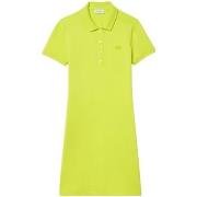 Robe Lacoste Robe Polo Ref 52459 SLI Jaune