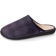 Chaussons Isotoner Chausson mules ergo Homme Tartan