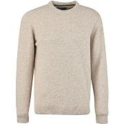 Sweat-shirt Barbour Pullover Laine d'Agneau Beige