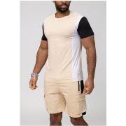 Ensembles de survêtement Kebello Ensemble Short,Tshirt Beige H