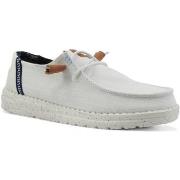 Chaussures HEYDUDE Wendy Sneaker Vela Donna White 40297-100