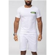 Ensembles de survêtement Kebello Ensemble Short,T-shirt Blanc H