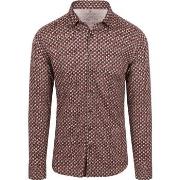 Chemise Desoto Chemise Fundamental Vibes Impression Marron