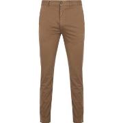 Pantalon BOSS Chino Slim Marron