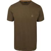 T-shirt BOSS T-shirt Tales Marron Open