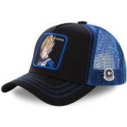 Casquette Capslab Casquette Dragon Ball Z Vegeta Noir filet Bleu