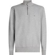 Sweat-shirt Tommy Hilfiger Pull demi-zip gris