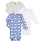 Pyjamas / Chemises de nuit Petit Bateau BODY US ML MOBIDIC PACK X3