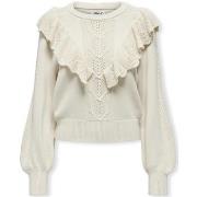 Pull Only Cherry LS Ruffle Knit - Birch