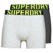 Boxers Superdry BOXER DUAL LOGO DOUBLE PACK