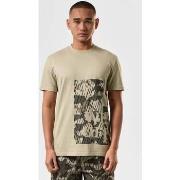 T-shirt Weekend Offender Noosa camo - camo pluie vert château