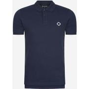 T-shirt Ma.strum Polo SS piqué - encre marine