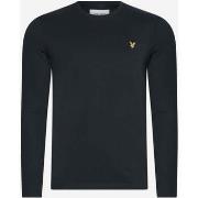 T-shirt Lyle &amp; Scott T-shirt L/S - noir de jais