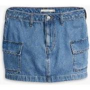 Jupes Levis A7520 0000 94 CARGO SKIRT-DENIM MEDIUM BLUE