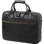 Sac ordinateur Gerard Henon Porte-ordinateur Cuir De Vachette Gras Ple...