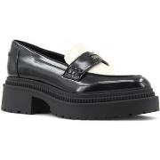 Chaussures Guess Smooth Bicolor Mocassino Donna Black Ivory FLTFI2ELE1...