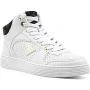 Chaussures Guess Sneaker Donna White Brown FLTDSZFAL2