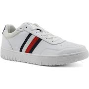 Chaussures Tommy Hilfiger Th Basket Sneaker Uomo White FM0FM05116