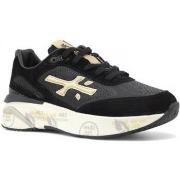 Chaussures Premiata Running Suede Sneaker Donna Black Gold MOERUND-699...