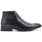 Boots Uomo Bottines en synthétique avec boucles latérales noir