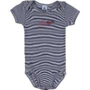 Bodys Petit Bateau Body bleu, blanc