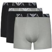 Boxers Emporio Armani Underwear Three Pack Logo Boxers - Black/Stone