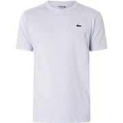 T-shirt Lacoste T-shirt de sport avec logo en caoutchouc