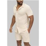 Ensembles de survêtement Kebello Ensemble Short,Chemise Beige H