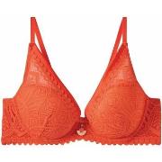 Rembourrés Pomm'poire Soutien-gorge ampliforme coque moulée orange Sar...