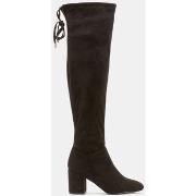 Bottines Bata bottes cuissardes en cuir velours Famme