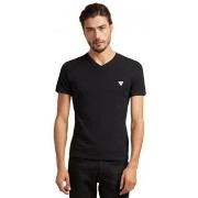 Debardeur Guess T-shirt Col V homme Noir - M2YI32J1311