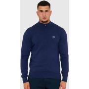 Pull Marshall Artist A Siren 1/4 zip tricoté - marine