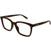 Lunettes de soleil Saint Laurent SL 672 Cadres Optiques, Havana/Transp...