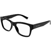 Lunettes de soleil Saint Laurent SL 677 Cadres Optiques, Noir/Transpar...