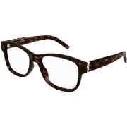 Lunettes de soleil Saint Laurent SL M132 Cadres Optiques, Havana/Trans...