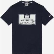 T-shirt Weekend Offender Bonpensiero - marine