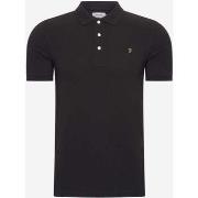 T-shirt Farah Polo Blanes - noir