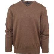 Sweat-shirt Casa Moda Pull Marron