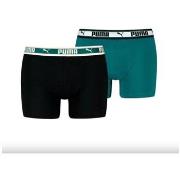 Boxers Puma MEN DUAL LOGO BOXER 2P - SEA GREEN - L