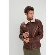 Veste Daytona PLATON FAKE FUR LAMB PAOLO DARK COGNAC