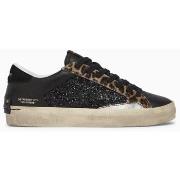 Baskets Crime London - Sneakers DISTRESSED Noir