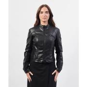 Blouson Guess Veste noire en tissu avec poche poitrine