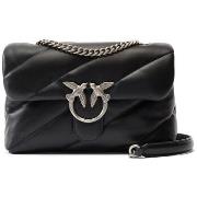 Sac à main Pinko Sac Classic Love Bag Puff en cuir nappa noir